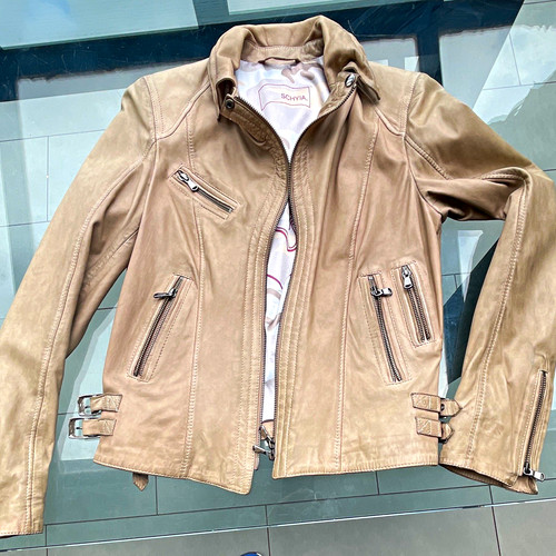 Schyia damen lederjacke biker - schyia,