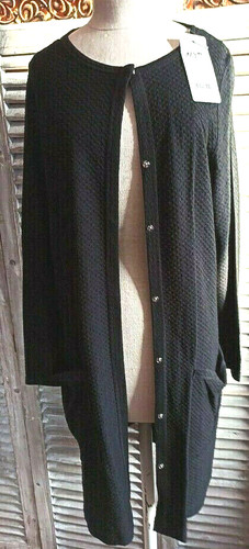 Backstage lange jacke schwarz - backstage,