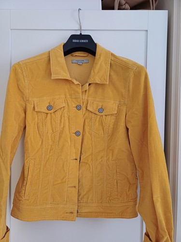 Jeansjacke aus buttergelbrm