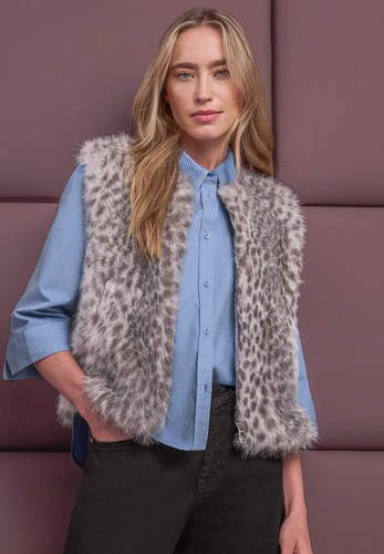 Street one fake fur weste - street, fake-fur