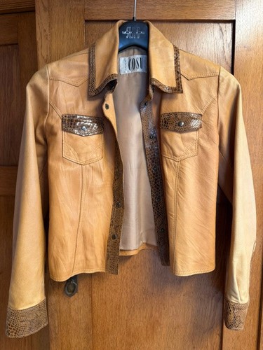 Anna cosu damen lederjacke - cosu,