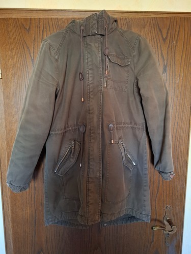 Lange jacke parka olivgrün - jacke/parka,,