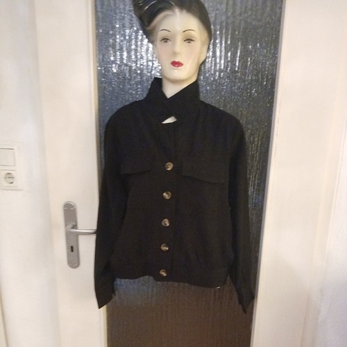 Damen schwarze vintage jacke - damen, vintage-jacke