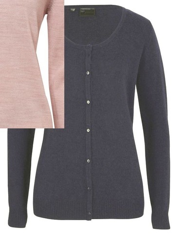 Damen strickjacke rosa - rosa, +
