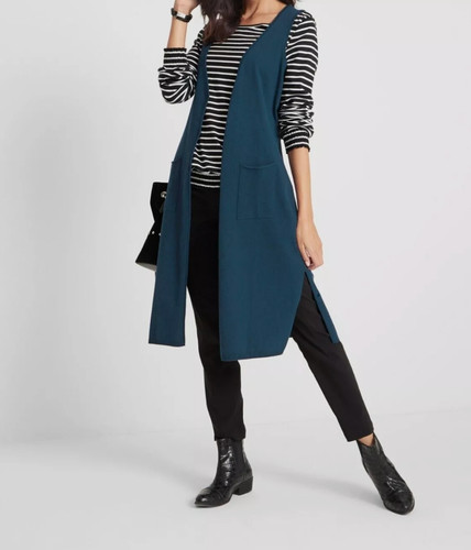 Damen weste blau - weste, 38